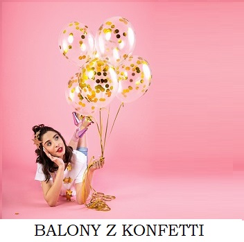 balony z konfetti